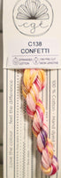 Confetti C138 Limited Edition Hand Dyed 6-Strand Floss By Cottage Garden Threads