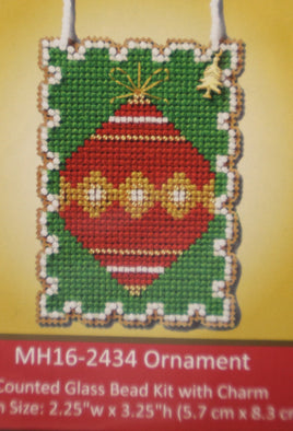 Ornament Charmed Stamp Ornament Mill Hill Counted Glass Bead Kit