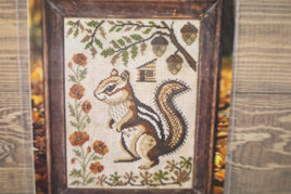The Chipmunk - A year in the Woods II - Part 6 Cross Stitch Pattern