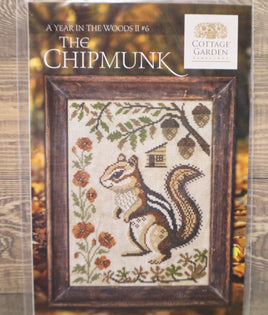 The Chipmunk - A year in the Woods II - Part 6 Cross Stitch Pattern By Cottage Garden