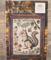 The Chipmunk - A year in the Woods II - Part 6 Cross Stitch Pattern