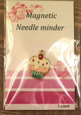 Small Metal Cupcake Needle Minder By Happy Stitch