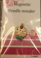Small Metal Cupcake Needle Minder By Happy Stitch