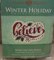 Mill Hill Believe Seasonal Ornament MH18-2333