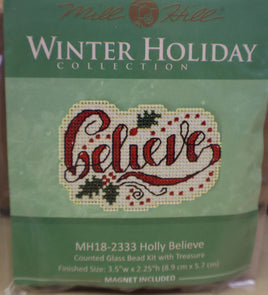 Mill Hill Believe Seasonal Ornament MH18-2333