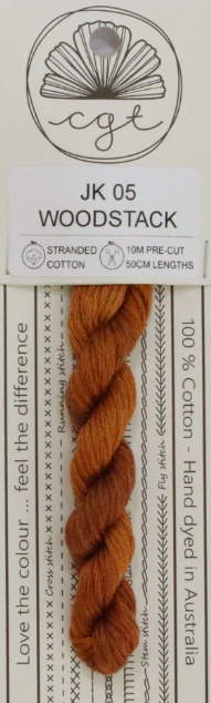 Woodstack 6-Strand Hand Dyed Floss By Cottage Garden Threads