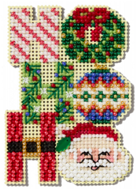 Mill Hill Ho Ho Ho Holiday Bead / Cross Stitch kit