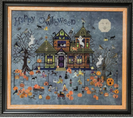 Owl-A-Day Inn Cross Stitch Pattern - Nashville Needlework By Praiseworthy Stitches