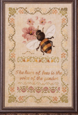 The Voice of the Garden Cross Stitch Pattern By Samplers and Primitives