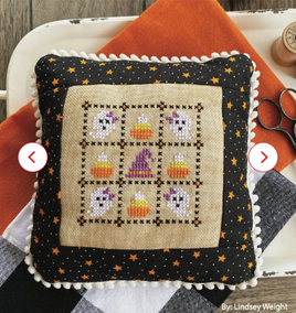 Primrose Cottage Nine Patch October Cross Stitch Pattern