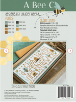 A Bee C Cross Stitch Pattern by Lindsey Weight of Primrose Cottage -