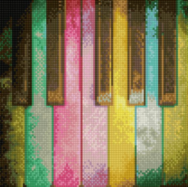 Diamond Dotz Piano Rainbow Diamond Facet Art Kit DD5.068