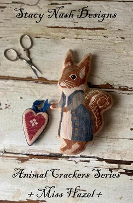 Animal Crackers Miss Hazel Cross Stitch Pattern