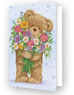 Diamond Dotz Bunch Of Love Diamond Art Greeting Card Kit 5"X7" Tool Not Included