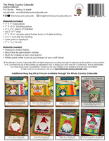 Party Pup Mug Rug Kit The Whole Country Caboodle - Precut fused Applique