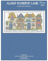Along Rosebud Lane Cross Stitch Pattern By Imaginating