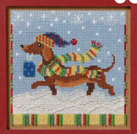 Dashing Dachshund Mill Hill Buttons & Beads Kit MH14-2433