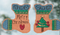 MILL HILL Sticks Christmas Stocking Ornament Kit Merry Christmas ST14-1613