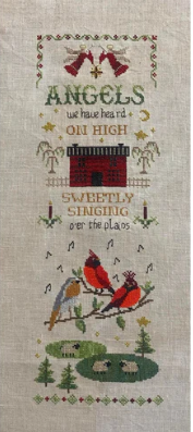 Angels We Have Heard On High Cross Stitch Pattern By Cricklewood Crossing