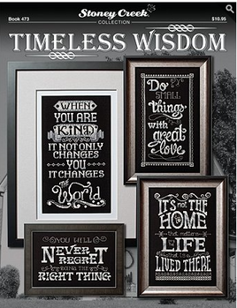 Timeless Wisdom Cross Stitch Pattern By Stoney Creek