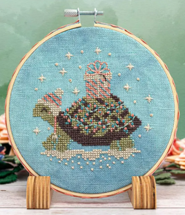 Turtle Tidings Cross Stitch Pattern By Counting Puddles