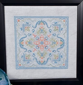 Floral Geometry Cross Stitch Pattern By Wildflower Stitching