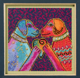 Heartfelt Dogs Mill Hill Laurel Burch LB14-2512 Kit