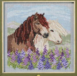 Icelandic Horses Mill Hill MH1-2415 Buttons & Beads Series Kit