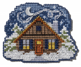 Cozy Cabin Mill Hill Winter Holiday Series MH18-2434 Ornament Kit