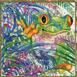 Tree Frog Design Works Counted Cross Stitch Kit