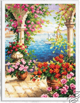 Flower Breeze Counted Cross Stitch Kit by Magic Needle
