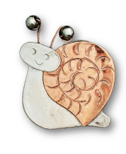 Smiley Snail, Petite Magnetic Mini Minder-Needle Nanny, Puffin & Company