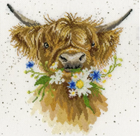 Daisy Coo Cross 14 ct. Aida Cross Stitch Kit By Boothy Threads