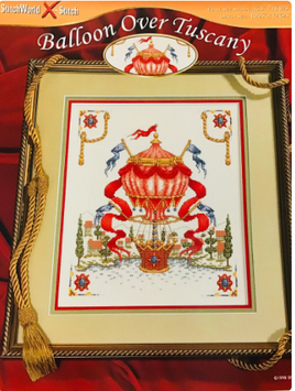 Balloon Over Tuscany Cross Stitch Pattern By StitchWorld