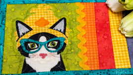 Spring Kitten Mug Rug Kit By The Whole Country Caboodle