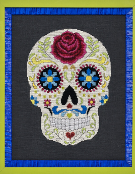 Sugar Skull # 1 Cross Stitch Leaflet / Pattern By Glendon Place