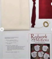 Redwork Mittens Ornament Kit by Rachels of Greenfield