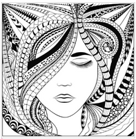Woman Design Works/Zenbroidery Stamped Embroidery Kit 10"X10"