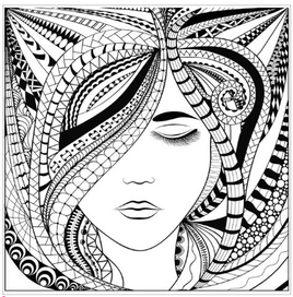 Woman Design Works/Zenbroidery Stamped Embroidery Kit 10"X10"