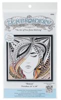 Woman Design Works/Zenbroidery Stamped Embroidery Kit 10"X10"