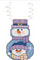 Snowman With Scarf Janlynn/Holiday Wizzers Counted Cross Stitch Kit 3
