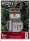 Snowman Let It Snow Janlynn / Holiday Wizzers Counted Cross Stitch Kit 3