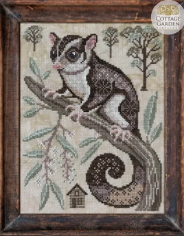 The Sugar Glider Counted Cross Stitch Pattern By Cottage Garden Samplings