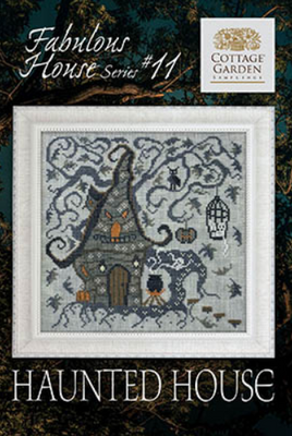 Haunted House Fabulous House Series #11 Cross Stitch Leaflet / Pattern By Cottage Garden Samplings