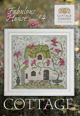 Cottage Fabulous House Series #4 Cross Stitch Leaflet / Pattern By Cottage Garden Samplings