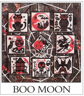 Boo Moon Cross Stitch Leaflet By The Prairie Schooler Book # 189