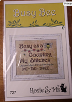 Busy Bee Counting My Stitches Cross Stitch Pattern By Rosie & Me