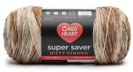 Rattan Red Heart Super Saver Bitty Stripes Yarn
