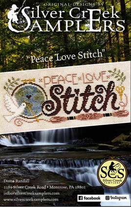 Peace Love Stitch Cross Stitch Pattern By Silver Creek Samplers