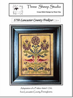 1750 Lancaster County Fraktur Cross Stitch Pattern By Three Sheep Studio